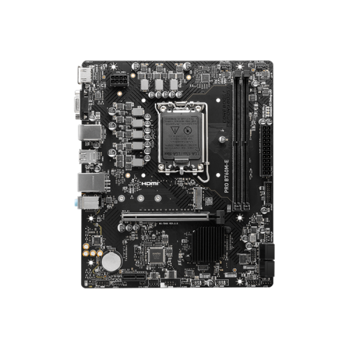 MSI PRO B760M-E LGA1700/B760/2xDDR5/mATX/HDMI, VGA