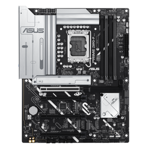 ASUS PRIME Z890-P, LGA1851, Z890, 4*DDR5, 4*SATA, 4*M.2, 3*USB 3.2, 4*USB 2.0, Type-C, 4*PCIx16, HDMI+DP, ATX; 90MB1I50-M0EAY0