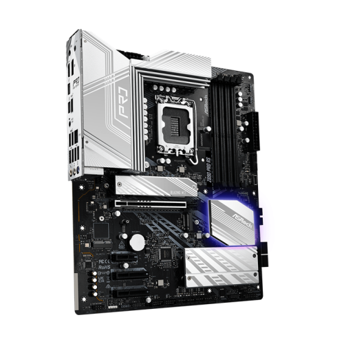 ASROCK Z890 PRO RS, LGA1851, Z890, 4*DDR5, 4*SATA, 4*M.2, 3*USB 3.2, 4*USB 2.0, 2*Type-C, 1*PCIx16, 2*PCIx4, 1*M.2 (Key E), HDMI+DP, ATX