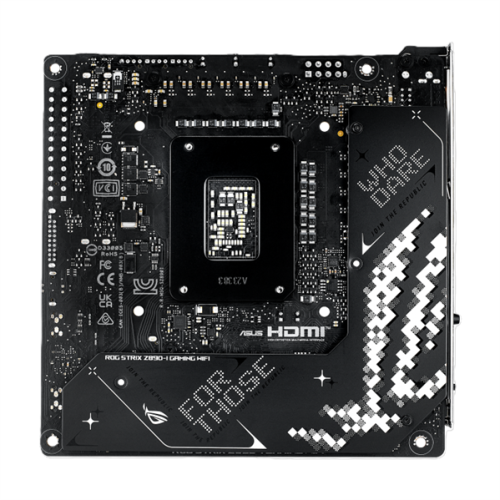 ASUS ROG STRIX Z890-I GAMING WIFI, LGA1851, Z890, 2*DDR5, 2*SATA, 2*M.2, 4*USB 3.2, 2*USB 2.0, Type-C, 1*PCIx16, HDMI, mITX; 90MB1IC0-M0EAY1
