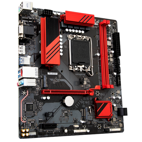GIGABYTE B760M GAMING, LGA1700, B760, 2*DDR5, 4*SATA, 2*M.2, 3*USB 3.2, 2*USB 2.0, 1*PCIx16, `*PCIx1, D-Sub+HDMI+DP, mATX