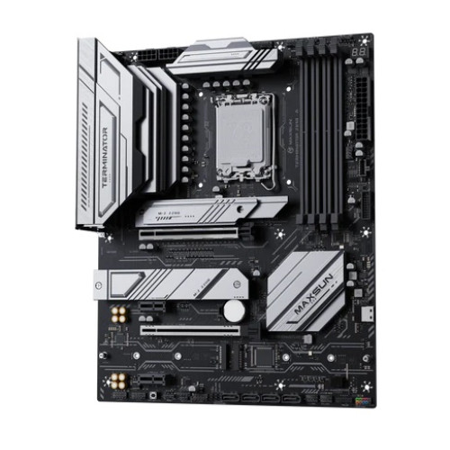MAXSUN MS-Terminator Z890-A, LGA1851, Z890, 4*DDR5, 4*SATA3, 4*M.2, USB 3.2, USB 2.0, Type-C, 4*PCIEx16, HDMI+DP, ATX