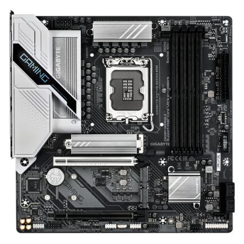 GIGABYTE Z890M GAMING X, LGA1851, Z890, 4*DDR5, 4*SATA, 3*M.2, 3*USB 3.2, 2*USB 2.0, 2*PCIx16, HDM+2*DP, mATX