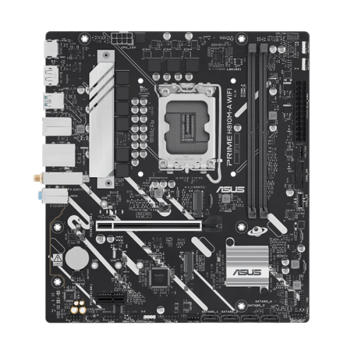 ASUS PRIME H810M-A WIFI, LGA1851, B810, 2*DDR5, 4*SATA, 2*M.2, 2*USB 3.2, 4*USB 2.0, 1*PCIx16, 1*PCIx1, HDMI+DP, mATX; 90MB1KJ0-M0EAY0