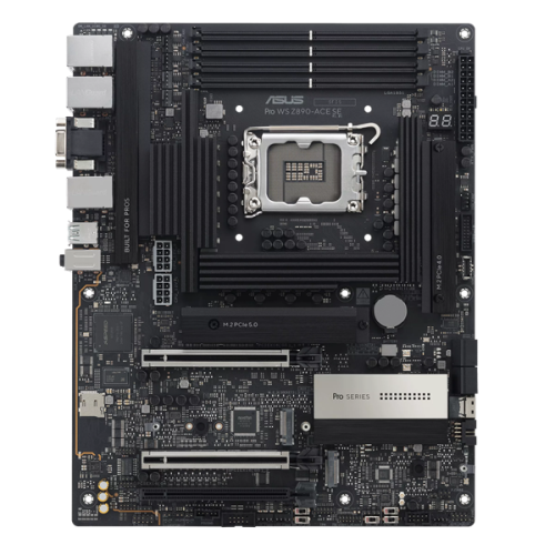 ASUS PRO WS Z890-ACE SE, LGA1851, 4*DDR5, 4*SATA, 4*M.2, 1*USB 3.2, 6*USB 2.0, Type-C, 3*PCIx16, HDMI, ATX; 90MB1JC0-M0EAY0