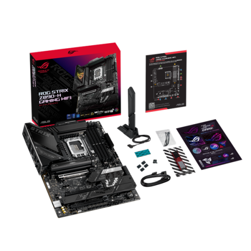 ASUS ROG STRIX Z890-H GAMING WIFI, LGA1851, Z890, 4*DDR5, 4*SATA, 5*M.2, 8*USB 3.2, 2*Type-C, 3*PCIx16, HDMI+DP, ATX; 90MB1K20-M0EAY0