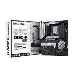 MAXSUN MS-Terminator Z890-A WIFI, LGA1851, Z890, 4*DDR5, 4*SATA3, 4*M.2, USB 3.2, USB 2.0, Type-C, 4*PCIEx16, HDMI+DP, ATX