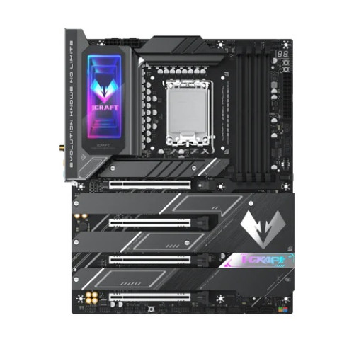 MAXSUN MS-iCraft Z890 PACIFIC, LGA1851, Z890, 4*DDR5, 4*SATA3, 4*M.2, USB 3.2, USB 2.0, Type-C, 4*PCIEx16, HDMI+DP, ATX
