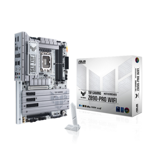 ASUS TUF GAMING Z890-PRO WIFI, LGA1851, Z890, 4*DDR5, 4*SATA, 4*M.2, 6*USB 3.2, 2*PCIx16, 1*PCIx4, 2*PCIx1,  2*Thunderbolt™ 4, HDMI+DP, ATX; 90MB1IR0-M0EAY0