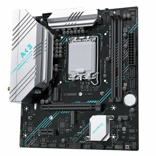 MAXSUN MS-B760M Gaming WIFI ACE, LGA1700, B760, 2*DDR5, 3*SATA3, 2*M.2, 4*USB 3.2, 2*USB 2.0, 1*PCIEx16, 1*PCIEx1, VGA+HDMI,  mATX