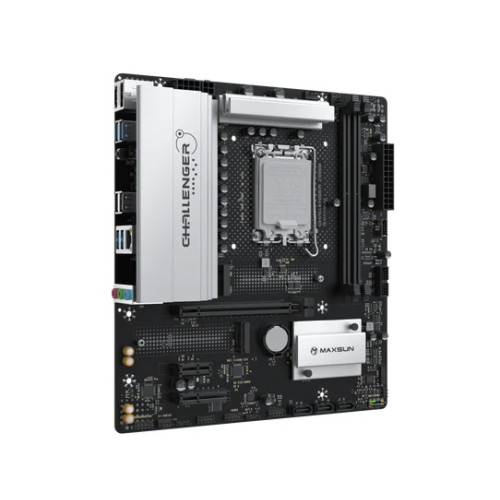 MAXSUN MS-Challenger Z890M, LGA1851, Z890, 2*DDR5, 3*SATA3, 2*M.2, USB 3.2, USB 2.0, Type-C, 1*PCIEx16, 1*PCIex4, 1*PCIex1, HDMI+DP, mATX