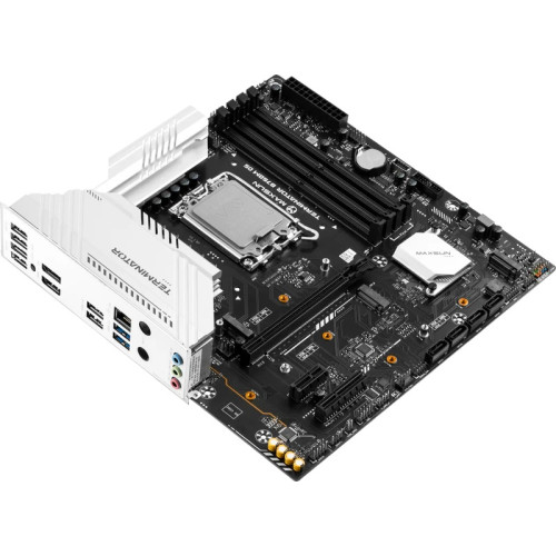 MAXSUN MS-Terminator B760M D5, LGA1700, B760, 4*DDR5, 4*SATA3, 3*M.2, USB 3.2, USB 2.0, Type-C, 1*PCIEx16, 1*PCIEx4, DP+HDMI,  mATX