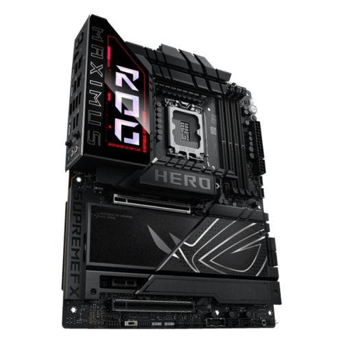 ASUS ROG MAXIMUS Z890 HERO, LGA1851, Z890, 4*DDR5, 4*SATA, 6*M.2, 8*USB 3.2, Type-C, 2*PCIx16, 1*PCIx1,  2*Thunderbolt™ 4, HDM, ATX; 90MB1ID0-M0EAY0