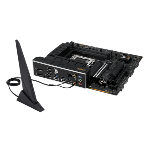 ASUS TUF GAMING B760M-BTF WIFI D4, LGA1700, B760, 4*DDR4, 4*SATA, 3*M.2, 4*USB 3.2, 3*USB 2.0, Type-C, 2*PCIx16, 1*PCIx1, DP+HDMI, mATX; 90MB1E50-M0EAY0