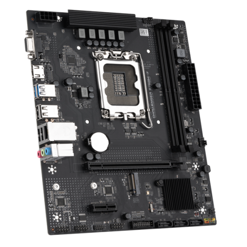 MAXSUN MS-Challenger B760M-F, LGA1700, B760, 2*DDR4, 3*SATA3, M.2, 2*USB 3.2, 4*USB 2.0, 1*PCIEx16, 1*PCIEx1, VGA+HDMI,  mATX