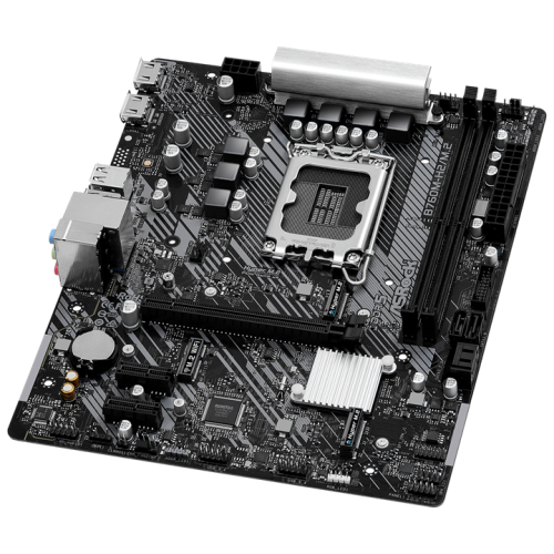 ASROCK B760M-H2/M.2 LGA1700, B760, 2*DDR5, 4*SATA, 2*M.2, 4*USB 3.2, 2*USB 2.0, 1*PCIx16, 2*PCIx1, 1*M.2 (Key E), 2*HDMI, mATX