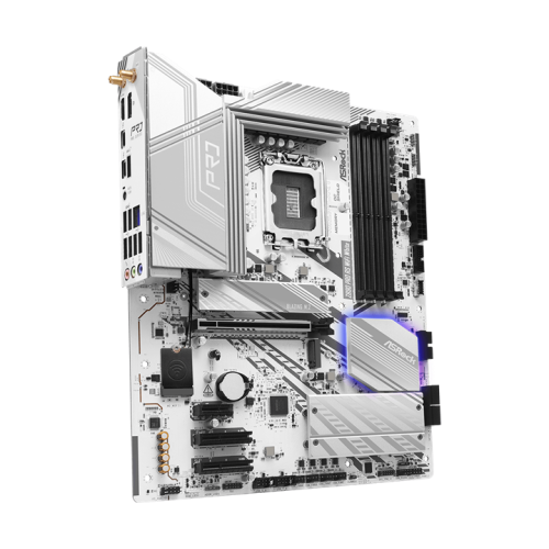 ASROCK Z890 PRO RS WIFI WHITE, LGA1851, Z890, 4*DDR5, 4*SATA, 4*M.2, 3*USB 3.2, 4*USB 2.0, 2*Type-C, 1*PCIx16, 2*PCIx4, 1*M.2 (Key E), HDMI+DP, ATX