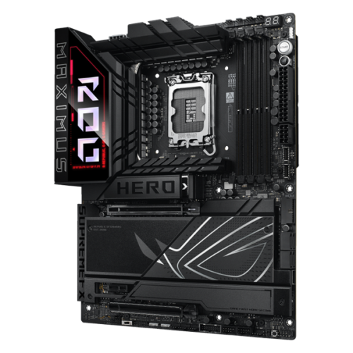 ASUS ROG MAXIMUS Z890 HERO, LGA1851, Z890, 4*DDR5, 4*SATA, 6*M.2, 8*USB 3.2, Type-C, 2*PCIx16, 1*PCIx1,  2*Thunderbolt™ 4, HDM, ATX; 90MB1ID0-M0EAY0