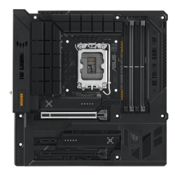 ASUS TUF GAMING B760M-BTF WIFI, LGA1700, B760, 4*DDR5, 4*SATA, 3*M.2, 5*USB 3.2, 4*USB 2.0, Type-C, 2*PCIx16, 1*PCIx1, DP+HDMI, mATX; 90MB1G50-M0EAY0