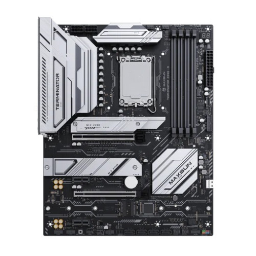 MAXSUN MS-Terminator Z890-A, LGA1851, Z890, 4*DDR5, 4*SATA3, 4*M.2, USB 3.2, USB 2.0, Type-C, 4*PCIEx16, HDMI+DP, ATX
