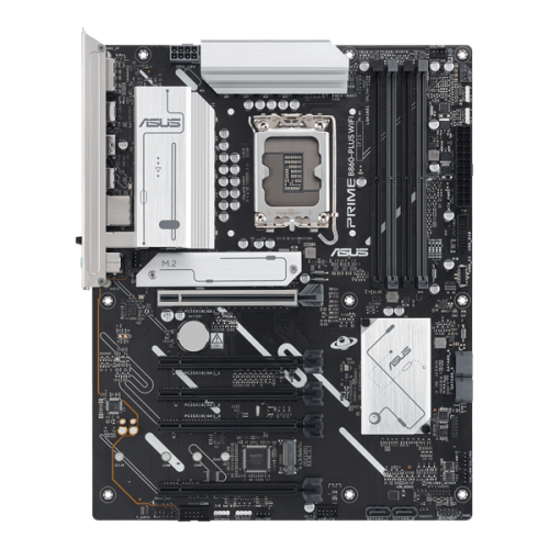 ASUS PRIME B860-PLUS WIFI, LGA1851, B860, 4*DDR5, 4*SATA, 2*M.2, 3*USB 3.2, 4*USB 2.0, Type-C, 5*PCIx16, DP+HDMI, ATX; 90MB1K50-M0EAY0