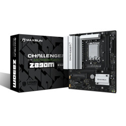 MAXSUN MS-Challenger Z890M WIFI, LGA1851, Z890, 2*DDR5, 3*SATA3, 2*M.2, USB 3.2, USB 2.0, Type-C, 1*PCIEx16, 1*PCIex4, 1*PCIex1, HDMI+DP, mATX