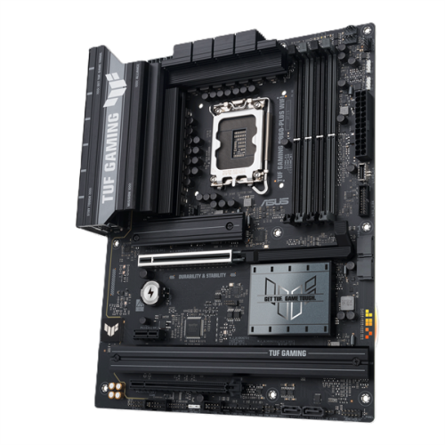 ASUS TUF GAMING B860-PLUS WIFI, LGA1851, B860, 4*DDR5, 4*SATA, 3*M.2, 5*USB 3.2, 2*USB 2.0, Type-C, 2*PCIx16, 1*PCIx1, DP+HDMI, ATX; 90MB1JL0-M0EAY0
