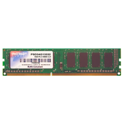Patriot DDR3 DIMM 4GB 1333MHz CL9 1*4GB 9-9-9-24 1.5V (analog PSD34G133381)
