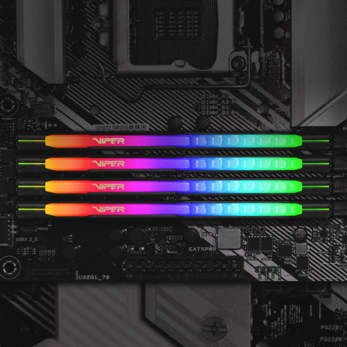 Patriot Viper STEEL DDR4 DIMM RGB 16GB 3200MHz KIT 2*8GB CL18 18-22-22-42 1.35V