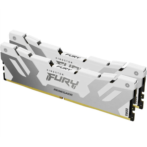 Kingston 32GB 8000MT/s DDR5 CL38 DIMM (Kit of 2) FURY Renegade White XMP