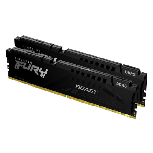 Kingston 32GB 5600MT/s DDR5 CL40 DIMM kit (2x16GB) FURY Beast Black XMP