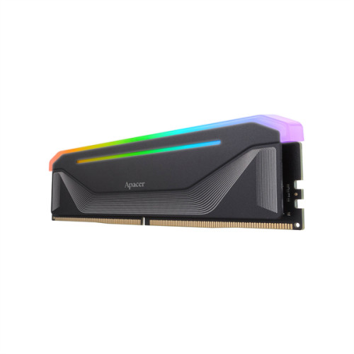 Apacer  DDR5  32GB  6000MHz DIMM NOX RGB Black Gaming Memory CL38 1.35V (Retail) 2048*8  Heat Sink (Retail) 3 years (AH5U32G60C622NBAA-1)