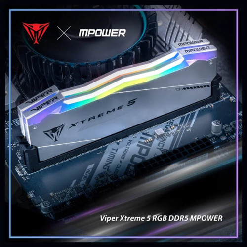 Patriot Viper XTREME DDR5 DIMM MPOWER 32GB 6000MHz KIT 2*16GB CL30 30-40-40-76 1.1V RGB