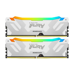 Kingston 32GB 8000MT/s DDR5 CL38 DIMM (Kit of 2) FURY Renegade RGB White XMP