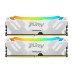 Kingston 32GB 8000MT/s DDR5 CL38 DIMM (Kit of 2) FURY Renegade RGB White XMP