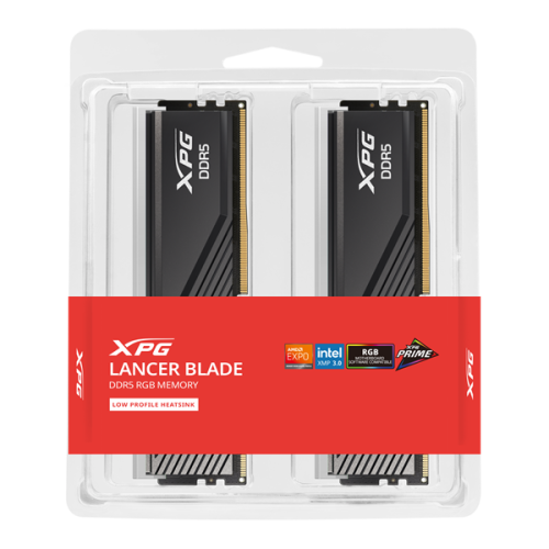 ADATA DDR5 DIMM 32GB 6000MHz 2*16GB 30-40-40 BLACK DUAL TRAY RGB