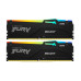 Kingston 32GB 6400MT/s DDR5 CL32 DIMM Kit (2x16GB) FURY Beast RGB XMP