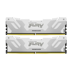 Kingston 32GB 8000MT/s DDR5 CL38 DIMM (Kit of 2) FURY Renegade White XMP