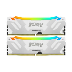 Kingston 32GB 7600MT/s DDR5 CL38 DIMM (Kit of 2) FURY Renegade RGB White XMP