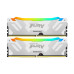 Kingston 32GB 7600MT/s DDR5 CL38 DIMM (Kit of 2) FURY Renegade RGB White XMP