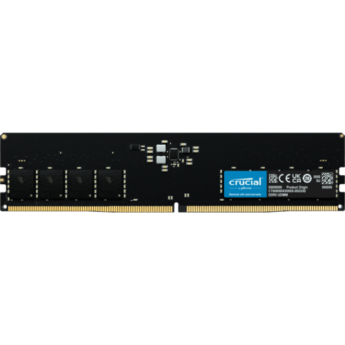 Crucial by Micron 16GB DDR5-5600 UDIMM (CT16G56C46U5) CL46 1.1V 1 Year Warrаnty