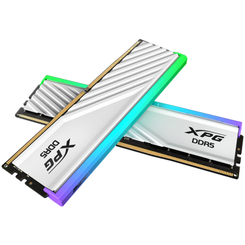 ADATA DDR5 DIMM 32GB 6000MHz 2*16GB 30-40-40 WHITE DUAL TRAY RGB