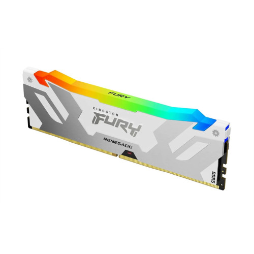 Kingston 16GB 6400MT/s DDR5 CL32 DIMM FURY Renegade RGB White XMP
