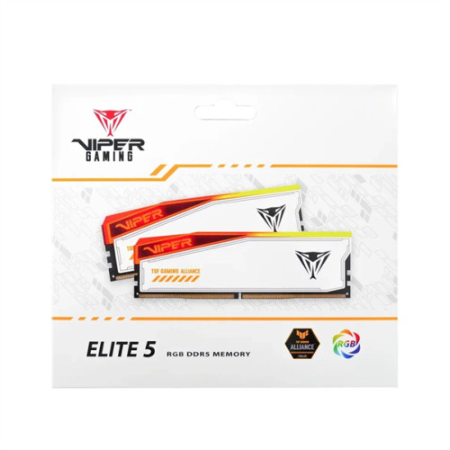 Patriot Viper ELITE 5 RGB DDR5 DIMM 48GB 6600MHz KIT TUF GAMING 2*24GB CL34 34-40-40-84 1.4V