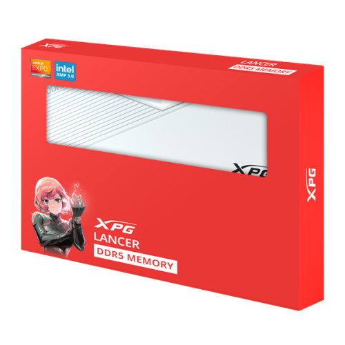 ADATA DDR5 DIMM 64GB 6000MHz 2*32GB 30-40-40 WHITE DUAL COLOR BOX