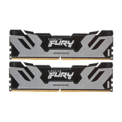 Kingston 32GB 6400MT/s DDR5 CL32 DIMM (Kit of 2) FURY Renegade Silver XMP