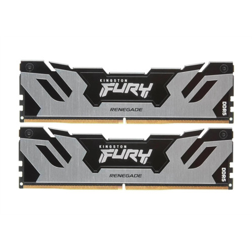 Kingston 32GB 6400MT/s DDR5 CL32 DIMM (Kit of 2) FURY Renegade Silver XMP