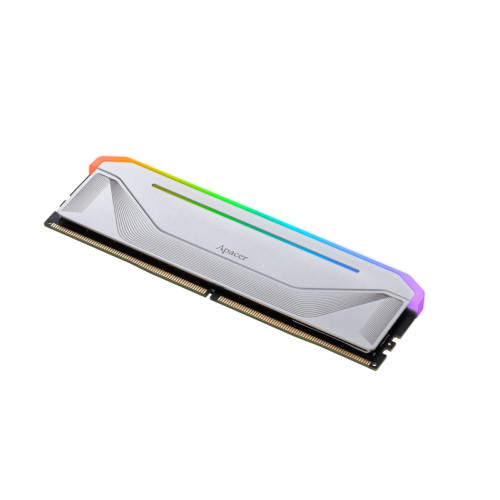 Apacer  DDR5  32GB  6000MHz DIMM NOX RGB White Gaming Memory CL38 1.35V (Retail) 2048*8  Heat Sink (Retail) 3 years (AH5U32G60C622NWAA-1)