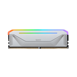 Apacer  DDR5  32GB  6000MHz DIMM NOX RGB White Gaming Memory CL38 1.35V (Retail) 2048*8  Heat Sink (Retail) 3 years (AH5U32G60C622NWAA-1)