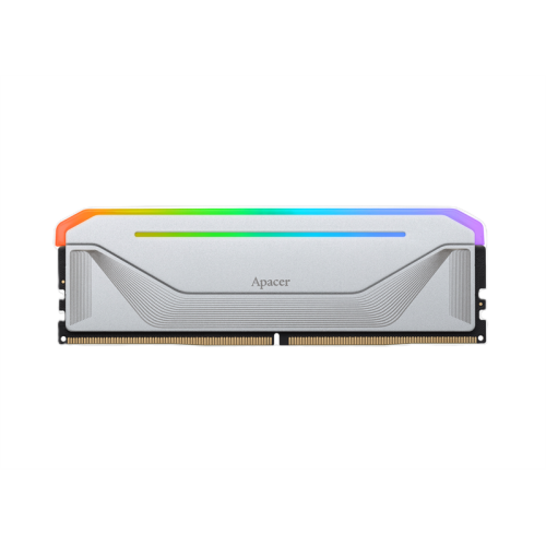 Apacer  DDR5  32GB  6000MHz DIMM NOX RGB White Gaming Memory CL38 1.35V (Retail) 2048*8  Heat Sink (Retail) 3 years (AH5U32G60C622NWAA-1)